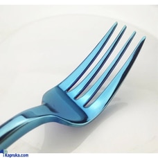 3PCS Blue Silverware Fork Set  Online for none