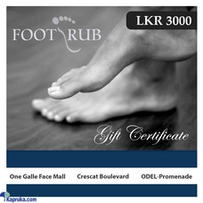 FOOTRUB Gift voucher Rs 3000 Buy Foot Rub Online for specialGifts