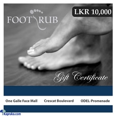 FOOTRUB GIFT VOUCHER RS 10000 Buy Gift Vouchers Online for specialGifts