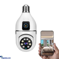 Smart Dual Lens PTZ Bulb Camera 4MP Camera with Colour Night Vision Buy Online Electronics and Appliances Online for specialGifts