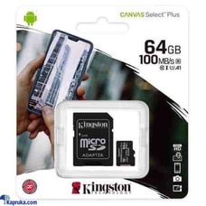 Kingston 64GB Memory Card 100MBs Buy  Online for ELECTRONICS