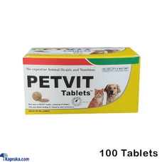 Pet Vit Tablets for Dogs and Cats 100 Tablets Multivitamin Tablets Pet Vitamin Buy Super Pharmaceuticals Online for PETCARE