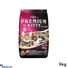 Premium Kitty Adult Cat Food 5kg Tuna Fish Chicken and Cheese Flavour Cat Feed Cat Dry Food Buy Premium Online for PETCARE