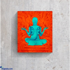 Mindful by Mahen Chanmugam - High-Quality Canvas Print on Wooden Box Frame - 8x9.5 Inch - Modern and Stylish Design - Durable and Easy to Display - Perfect for Home or Office Decor - Ideal Gift for Yoga and Meditation Enthusiasts Buy Household Gift Items Online for specialGifts