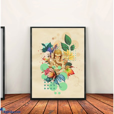 Helicity by Mahen Chanmugam - High-Quality Rolled Canvas Print - Available in 12x16 Inch - Exquisitely Crafted Spiritual Artwork of Lord Ganesh - Perfect for Home Decor or Gift - Adds Serenity and Culture to Any Space Buy Household Gift Items Online for specialGifts