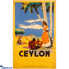 Mount Lavinia Beach By C. K. L. Samarasinha - Iconic 1948 Vintag  Online for none