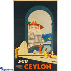 See Ceylon By G. S. Fernando - Iconic 1948 Vintage Poster Of Cey  Online for none