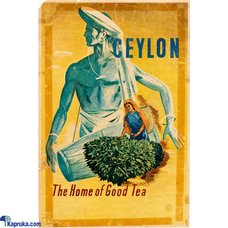 The Home of Good Tea by Victor J. Trip - Vintage 1950s Poster - 79.5 x 54.5 cm - Celebrating Ceylons Renowned Tea Industry and Dutch Design Excellence Buy I Love Ceylon Gallery Online for HOUSEHOLD