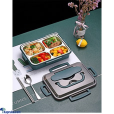 Stainless Steel Lunch Box With Bag Spoon And Chopsticks Buy D Store Online for HOUSEHOLD