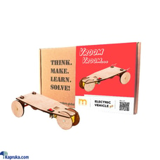 Electric Vehicle - Kids Wooden Electric Vehicle Kit - Educational Toy - DIY Science Experiment - Age 8+ Buy The Makers Online for SCHOOL SUPPLIES