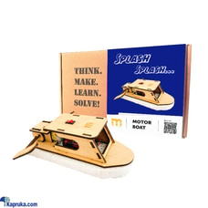 Motor Boat - Kids Wooden Vehicle Kit - Educational Toy - DIY Science Experiment - Age 8+ Buy The Makers Online for SCHOOL SUPPLIES