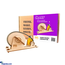 Hand Crank Generator - Experiment Toy - Kids Wooden Toy Kit - Educational Toy - DIY Science Experiment - Age 8+ Buy childrens Online for specialGifts