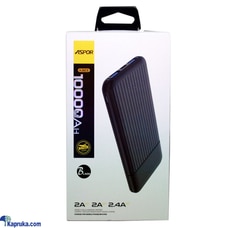 Aspor A323 Power Bank 10000mah Dual Port USB Fast Charging  Online for none