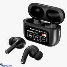 A9 Pro Wireless Bluetooth Earbuds With Display Black Edition  Online for none