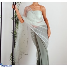 Rosetta Green Half and half saree Buy AYÃƒT Couture Online for specialGifts