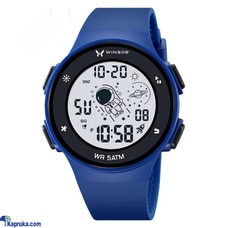 WINSOR BLUE DIGITAL WATCH 2068 WATER RESISTANT 50M Buy Jewellery Online for specialGifts