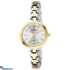 WINSOR 1116 TWO TONE GOLD AND SILVER CHAIN WHITE DIAL LADIES WAT  Online for none