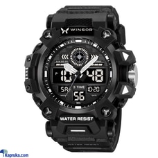 WINSOR 2226 BLACK DIGITAL WATCH WATER RESISTANT  Online for none