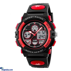 WINSOR 1163 RED SPORTS WATCH WATER RESISTANT 50M  Online for none