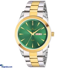 WINSOR 1237 GREEN DIAL TWO TONE GOLD AND SILVER CHAIN WITH DAY A  Online for none