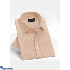 SIGNATURE FORMAL BEIGE COLOR SHORT SLEEVE SHIRT  Online for none