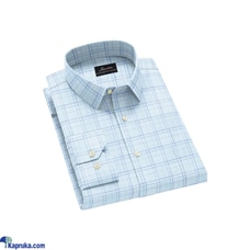 SIGNATURE FORMAL CHECK BLUE COLOR REGULAR FIT LONG SLEEVE SHIRT  Online for none