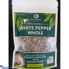 Ceylon Bliss White Peppercorns 50g  Online for none