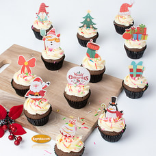 Magical Christmas Cupcakes - 12 Pieces at Kapruka Online