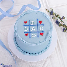 Dad`s Blue Delight Bento Cake- Mini Cake Buy Cake Delivery Online for specialGifts