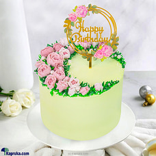 Green Meadow Blossom Ribbon Cake Buy Cake Delivery Online for specialGifts