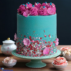 Blue Dream Petal Cake  Online for cakes