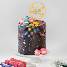 Black Diamond Macaron Cake Buy Cake Delivery Online for specialGifts