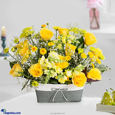 Bright Glow Garden Arrangement  Online for none