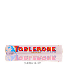 Toblerone Swiss White Chocolate With Honey And Almond Nougat-100g Buy Toblerone Online for specialGifts