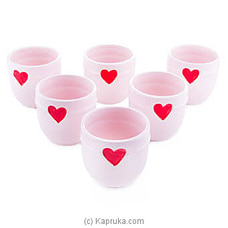Candy Love Ceramic Dessert Cup Set at Kapruka Online