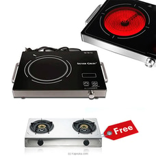 Silver Crest Ceramic Infrared Cooker with Free Two Burner Gas Cooker Buy Online Electronics and Appliances Online for specialGifts