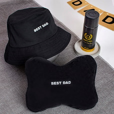 The Chill Dad Comfort Essentials (Car Seat Neck Rest Cushion Pillow, Bucket Hat and Denver Body Spray) Buy Automobile Online for specialGifts
