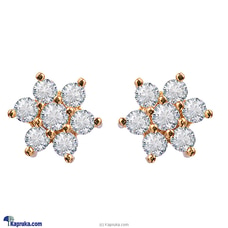MALLIKA HEMACHANDRA 22kt Gold EAR STUD Set With Cubic Zirconia (E3/8) Buy Jewellery Online for specialGifts