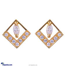 MALLIKA HEMACHANDRA 22kt Gold EAR STUD Set With Cubic Zirconia (E407/1) Buy Jewellery Online for specialGifts