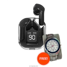 C06 earbuds with men`s WRIST WATCH Buy New Additions Online for specialGifts