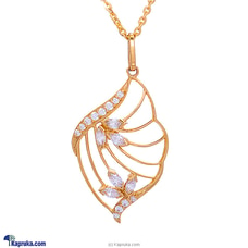 MALLIKA HEMACHANDRA 22kt Gold Pendant Set With Cubic Zirconia (P2187/1) Buy Jewellery Online for specialGifts