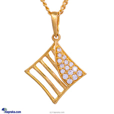 MALLIKA HEMACHANDRA 22kt Gold Pendant Set With Cubic Zirconia (P2265/1) Buy Jewellery Online for specialGifts