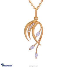 MALLIKA HEMACHANDRA 22kt Gold Pendant Set With Cubic Zirconia (P895/1) Buy Jewellery Online for specialGifts