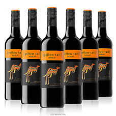 Gift For Wine Lovers -Yellow Tail Merlot Australia Case Of 6 Buy Order Liquor Online For Delivery in Sri Lanka Online for specialGifts