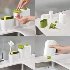 Kitchen Sink Top Organizer Unit Soap Dispenser Plus Utility Holder - STR Buy Household Gift Items Online for specialGifts