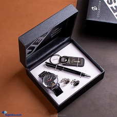 Luxurious Essentials Gift Set -men`s Watch , Cufflink Set, Signa  Online for none