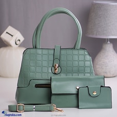 Ultimate Femme Trio Hand Bag 3PCS -OLIVE GREEN Buy Fashion | Handbags | Shoes | Wallets and More at Kapruka Online for specialGifts