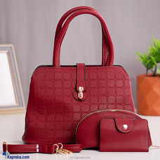 Satchel Trio Handbag 3PCS - Maroon Buy Fashion | Handbags | Shoes | Wallets and More at Kapruka Online for specialGifts