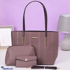 NEW LUXURY SHOULDER HANDBAG TOP HANDLE SATCHEL BAGS PURSE SET 3P  Online for none