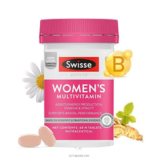 Swisse Women`s Multivitamin -Boosts Energy, Stamina, Vitality  Mental Performance With 36 Herbs, Vitamins  Minerals (60 Tabs) Buy NA Online for specialGifts